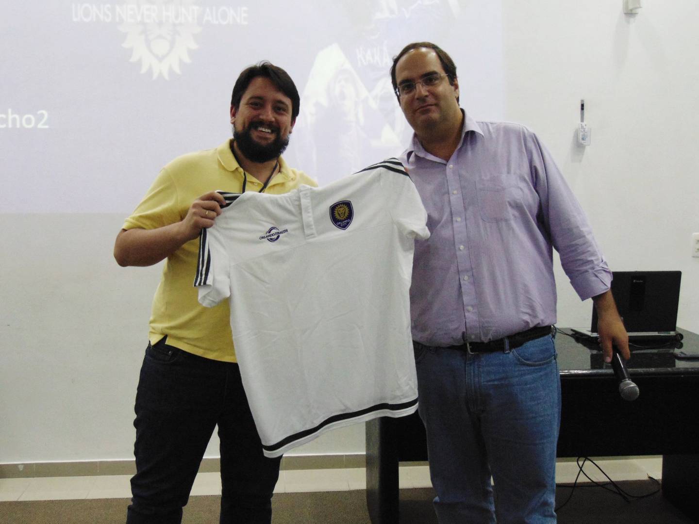 Aula internacional com Diogo Kotscho, Vice-Presidente de Comunicação do Orlando City