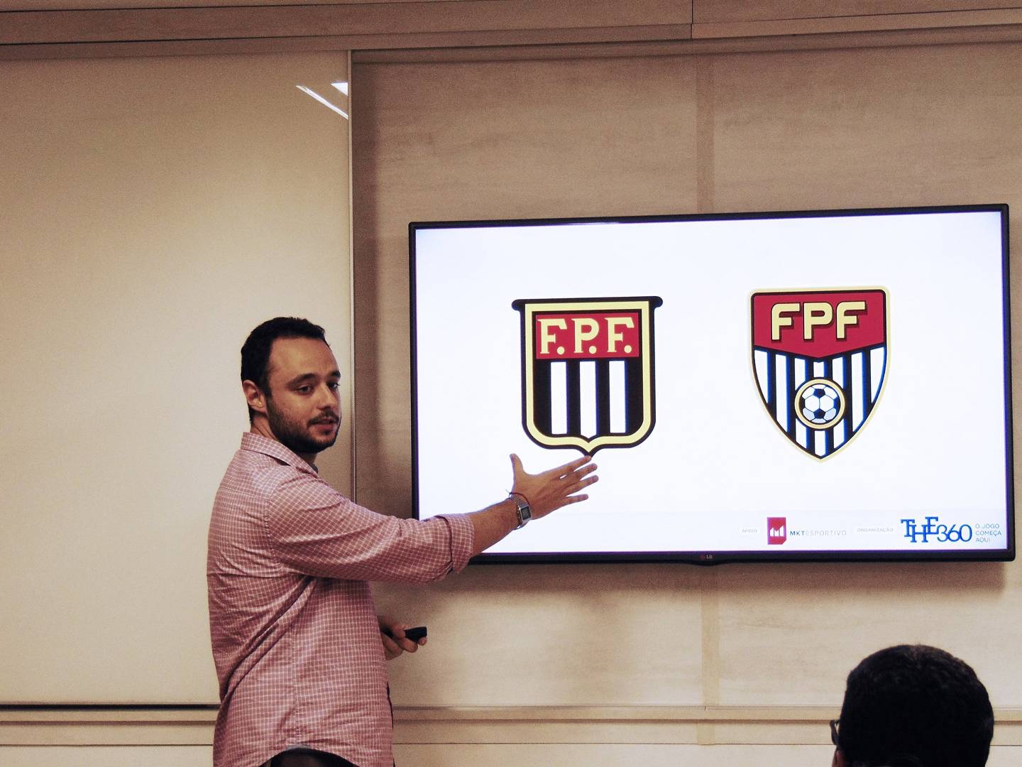 Aula sobre a nova gestão da Federação Paulista de Futebol